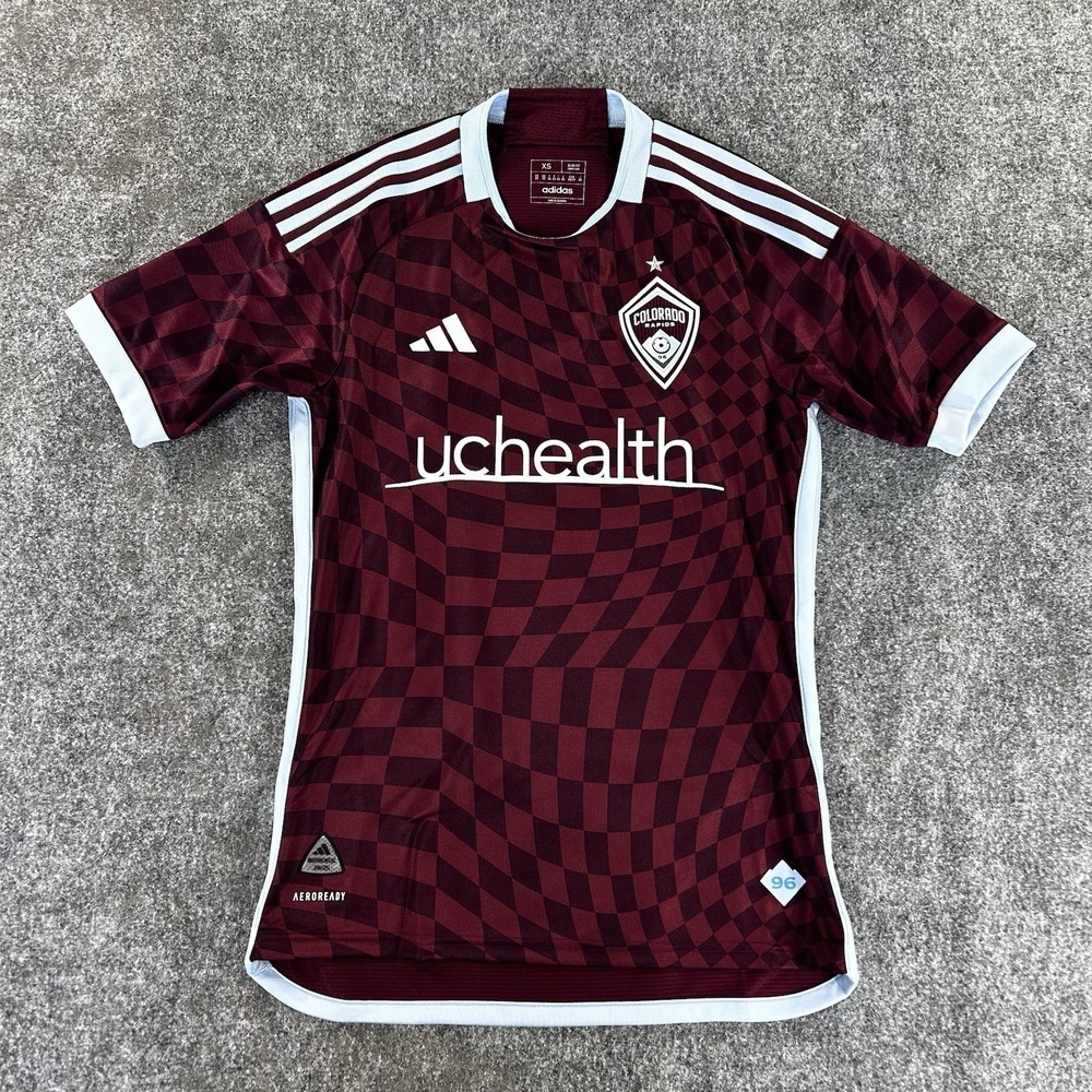 Adidas x MLS Colorado Rapids‎ 24/25 Authentic Home Jersey HZ6228 Men's Size XS